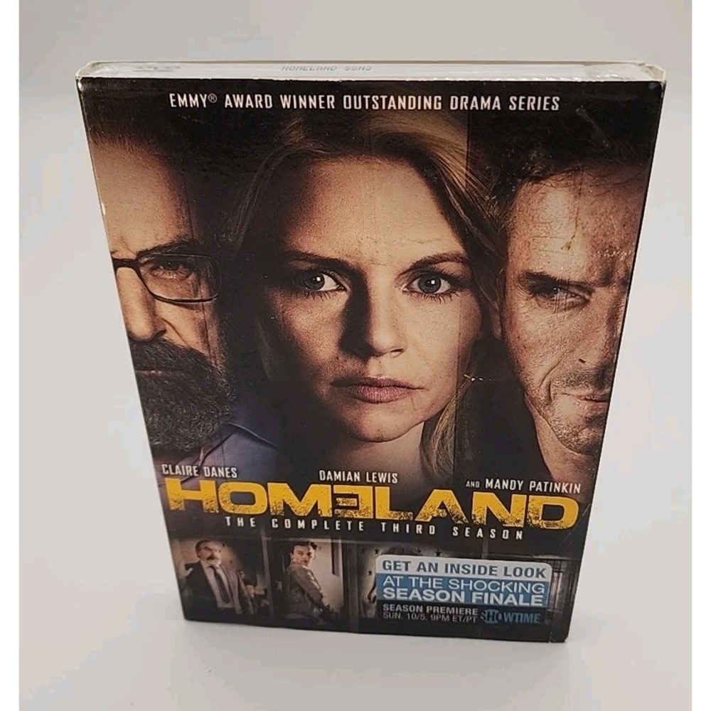 Homeland: The Complete Third Season (DVD, 2014, 4-Disc Set)  SEALED
